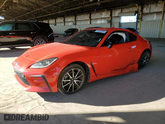 2022 Toyota 86 with VIN JF1ZNBC1XN8751386, listed as a Copart auction lot 79253854 with 33,379 mi miles and Salvage Title. Bid and sale history available at DreamBid. Image 1.