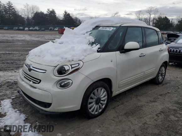 2014 FIAT 500L Easy with VIN ZFBCFABH9EZ017566, listed as a Copart auction lot 39658774 with 105,903 mi miles and Clean Title. Bid and sale history available at carsss.com. Image 1.