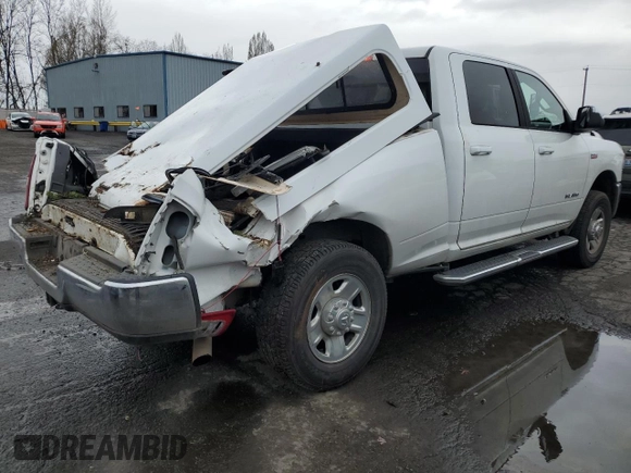 2021 Ram 2500 Big Horn with VIN 3C6UR5DJ9MG627943, listed as a Copart auction lot 54178585 with 48,668 mi miles and Salvage Title. Bid and sale history available at carsss.com. Image 3.