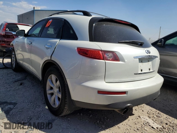 2004 Infiniti FX35 with VIN JNRAS08U24X107554, listed as a Copart auction lot 70528824 with 260,661 mi miles and Salvage Title. Bid and sale history available at carsss.com. Image 3.