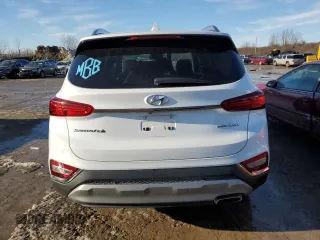 2020 Hyundai Santa Fe Limited with VIN 5NMS5CAA6LH273208, listed as a Copart auction lot 87245304 with 57,534 mi miles and Salvage Title. Bid and sale history available at carsss.com. Image 6.
