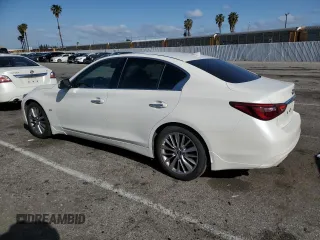 2018 Infiniti Q50 Luxe z VIN JN1EV7AP5JM352628, wystawiony jako Copart lot #51612595 z przebiegiem 93 801 mil mil oraz Szkoda całkowita • Salvage title. Historia ofert i sprzedaży dostępna na DreamBid. Obrazek 2.
