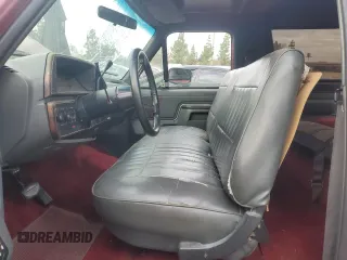 1991 Ford Bronco Custom with VIN 1FMEU15H0MLA44126, listed as a Copart auction lot 82401324 with 79,550 mi miles and Salvage Title. Bid and sale history available at carsss.com. Image 7.