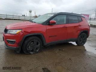 2021 Jeep Compass Altitude with VIN 3C4NJCBB3MT560977, listed as a Copart auction lot 79467924 with 57,391 mi miles and Salvage Title. Bid and sale history available at carsss.com. Image 1.