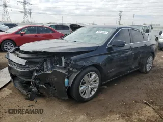 2017 Chevrolet Impala LS with VIN 2G11X5S32H9172853, listed as a Copart auction lot 50546345 with 150,796 mi miles and Salvage title. Bid and sale history available at DreamBid. Image 1.