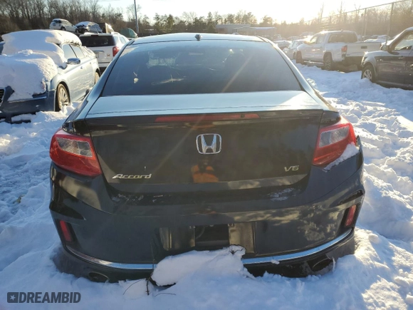 2014 Honda Accord Coupe EX-L with VIN 1HGCT2B85EA007211, listed as a Copart auction lot 86754694 with 0 mi miles and Salvage Title. Bid and sale history available at carsss.com. Image 6.
