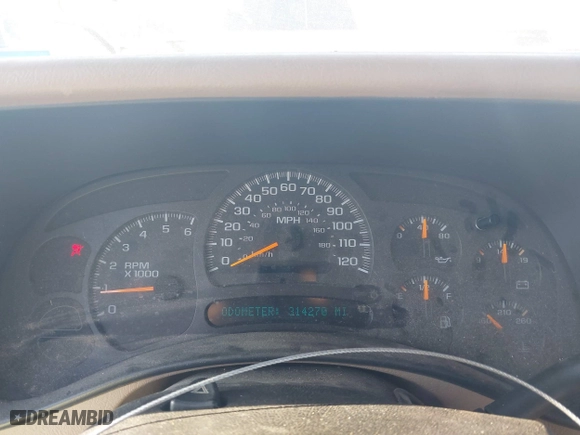 2003 Chevrolet Tahoe LT with VIN 1GNEC13Z23R186855, listed as a IAAI auction lot 41488749 with 314,270 mi miles. Bid and sale history available at carsss.com. Image 7.