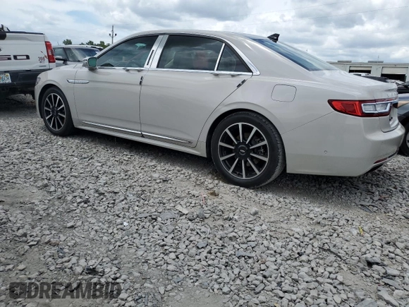 2020 Lincoln Continental Reserve with VIN 1LN6L9RP9L5604607, listed as a Copart auction lot 59477094 with 17,649 mi miles and Salvage Title. Bid and sale history available at carsss.com. Image 2.