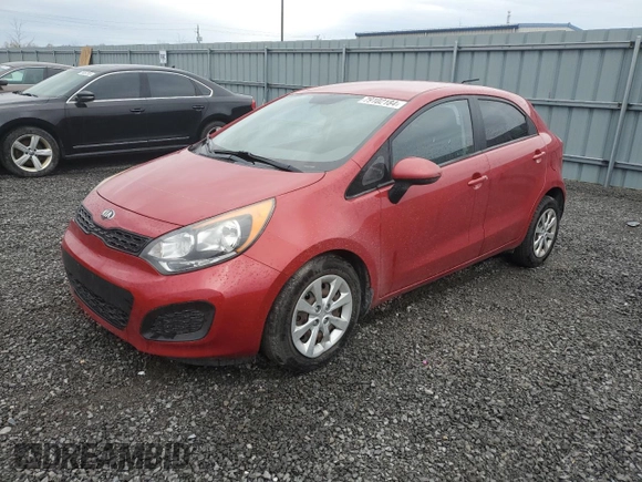 2015 Kia Rio LX with VIN KNADM5A34F6519485, listed as a Copart auction lot 79102184 with 109,982 mi miles and Clean Title. Bid and sale history available at carsss.com. Image 1.