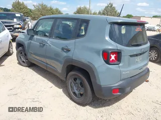 2018 Jeep Renegade Sport with VIN ZACCJBAB1JPJ57230, listed as a IAAI auction lot 42083023 with 87,355 mi miles and . Bid and sale history available at DreamBid. Image 3.