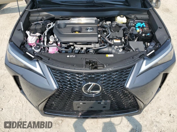 2024 Lexus UX with VIN JTHUCJDH3S2001180, listed as a Copart auction lot 67561984 with 9,968 mi miles and Salvage Title. Bid and sale history available at carsss.com. Image 11.