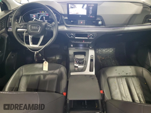 2023 Audi Q5 S line Premium Plus с VIN WA1EAAFY8P2135855, выставлен на аукционе Copart как лот 54130475 с пробегом 24 241 миль миль и Списание • Salvage title. История ставок и продаж доступна на DreamBid. Изображение 8.