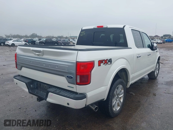 2018 Ford F-150 XL z VIN 1FTEW1EG8JFD27888, wystawiony jako IAAI lot #41143331 z przebiegiem 95 448 mil mil oraz . Historia ofert i sprzedaży dostępna na DreamBid. Obrazek 4.