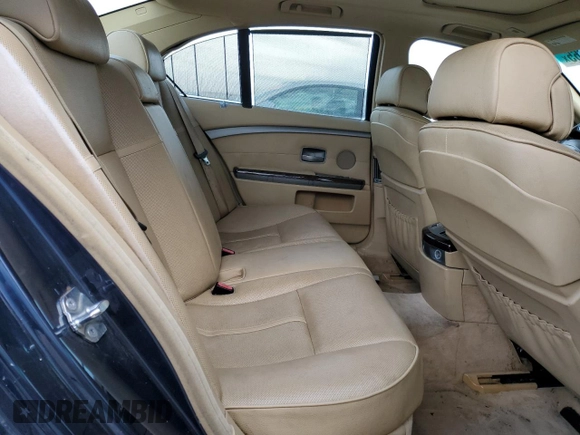 2007 BMW 7 Series 750i with VIN WBAHL835X7DT08910, listed as a Copart auction lot 45055265 with 145,050 mi miles and Clean title. Bid and sale history available at DreamBid. Image 10.