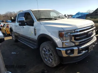 2021 Ford Super Duty F-250 SRW XL with VIN 1FT7W2BN5MEC46424, listed as a Copart auction lot 45143445 with 0 mi miles and Salvage Title. Bid and sale history available at carsss.com. Image 4.