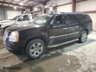 2013 GMC Yukon XL Denali with VIN 1GKS2MEF1DR180473, listed as a Copart auction lot 45348225 with 161,383 mi miles and Salvage Title. Bid and sale history available at carsss.com. Image 1.
