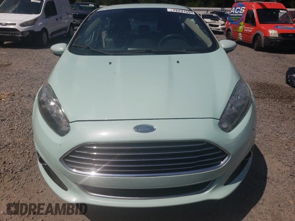 2017 Ford Fiesta Titanium with VIN 3FADP4FJ1HM143817, listed as a Copart auction lot 72231594 with 88,453 mi miles and Salvage Title. Bid and sale history available at DreamBid. Image 5.