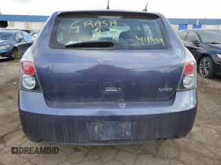 2009 Pontiac Vibe w/1SA with VIN 5Y2SP67829Z411959, listed as a Copart auction lot 43199474 with 134,217 mi miles and Salvage Title. Bid and sale history available at carsss.com. Image 6.