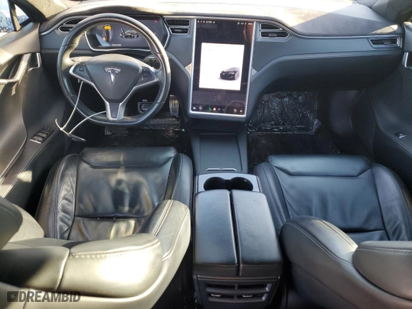 2017 Tesla Model S 100D with VIN 5YJSA1E26HF198389, listed as a Copart auction lot 41882595 with 108,783 mi miles and Salvage Title. Bid and sale history available at carsss.com. Image 8.