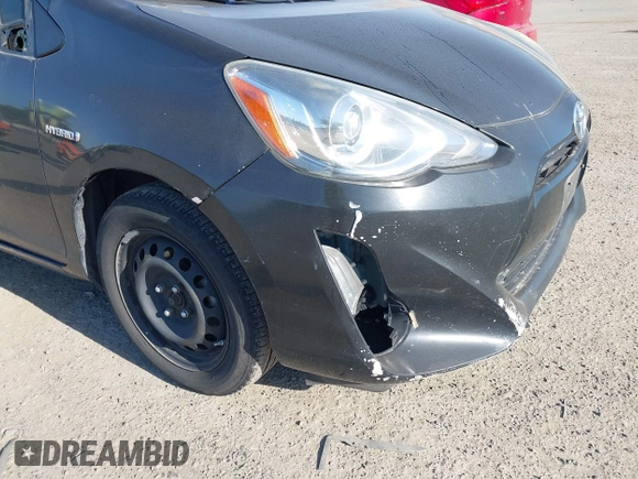 2016 Toyota Prius One with VIN JTDKDTB37G1124535, listed as a IAAI auction lot 42183635 with 302,312 mi miles and . Bid and sale history available at DreamBid. Image 6.