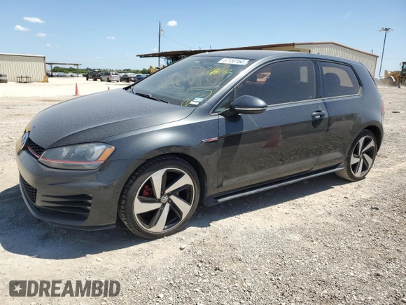 2015 Volkswagen Golf GTI S with VIN 3VWYT7AU5FM068642, listed as a Copart auction lot 67153164 with 142,087 mi miles and Salvage Title. Bid and sale history available at carsss.com. Image 1.