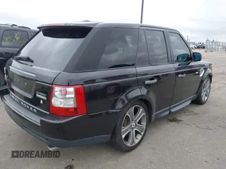 2009 Land Rover Range Rover Sport SC with VIN SALSH23419A203927, listed as a IAAI auction lot 41949748 with 165,684 mi miles. Bid and sale history available at carsss.com. Image 4.