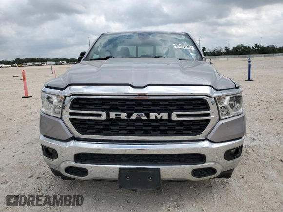 2022 Ram 1500 Big Horn with VIN 1C6SRFBT6NN135557, listed as a Copart auction lot 55143785 with 64,930 mi miles and Salvage title. Bid and sale history available at DreamBid. Image 5.