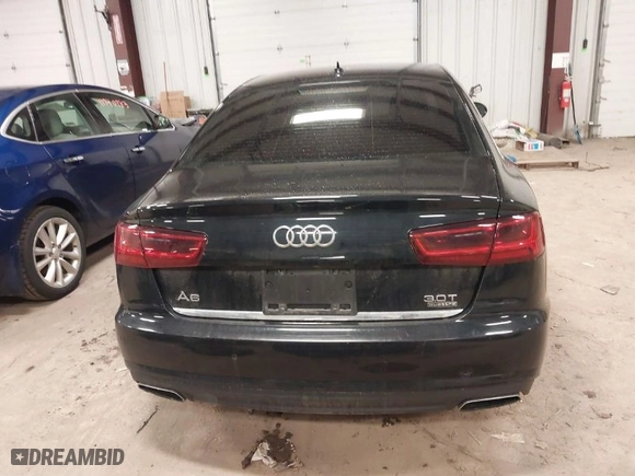 2016 Audi A6 3.0T Premium Plus with VIN WAUFGAFC3GN001540, listed as a IAAI auction lot 41742886 with NaN miles. Bid and sale history available at carsss.com. Image 16.