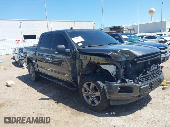 2020 Ford F-150 XL with VIN 1FTEW1E50LKE93170, listed as a IAAI auction lot 41918973 with 99,117 mi miles and . Bid and sale history available at carsss.com. Image 1.