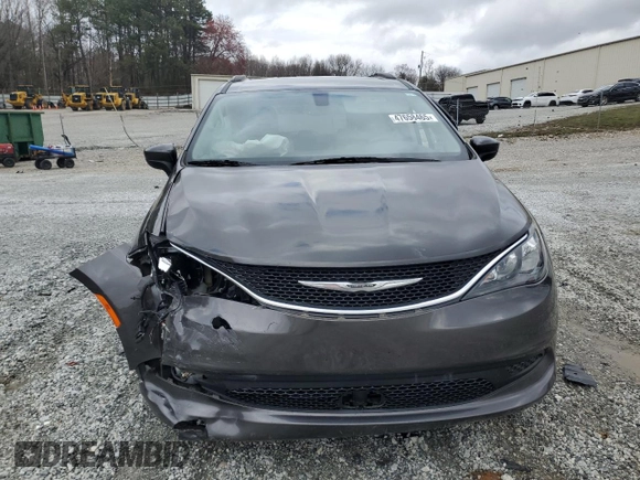 2021 Chrysler Voyager LXI with VIN 2C4RC1DG0MR506242, listed as a Copart auction lot 47658465 with 81,498 mi miles and Salvage Title. Bid and sale history available at carsss.com. Image 5.
