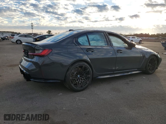 2025 BMW M3 Competition xDrive z VIN WBS33HJ05SFT92645, wystawiony jako Copart lot #86074964 z przebiegiem Nie podano mil oraz Szkoda całkowita • Salvage title. Historia ofert i sprzedaży dostępna na DreamBid. Obrazek 3.