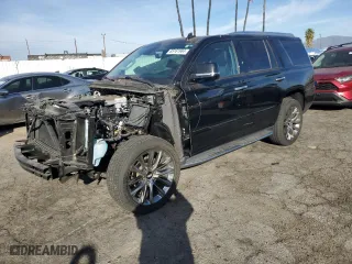 2020 Cadillac Escalade Luxury with VIN 1GYS3BKJ0LR221674, listed as a Copart auction lot 85161984 with 57,171 mi miles and Salvage Title. Bid and sale history available at carsss.com. Image 1.