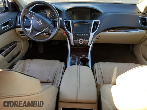 2020 Acura TLX w/Technology Pkg with VIN 19UUB2F49LA002850, listed as a Copart auction lot 83321444 with 49,890 mi miles and Salvage Title. Bid and sale history available at carsss.com. Image 8.
