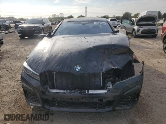 2020 BMW 7 Series with VIN WBA7U6C05LBM63050, listed as a Copart auction lot 71823944 with Not provided miles and Salvage title. Bid and sale history available at DreamBid. Image 5.
