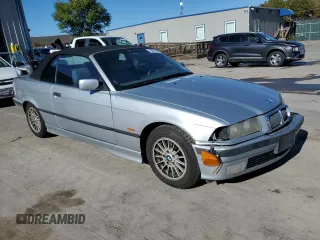 1997 BMW 3-Series 328IC with VIN WBABK8326VET99504, listed as a Copart auction lot 76481924 with 172,043 mi miles and Salvage Title. Bid and sale history available at carsss.com. Image 4.