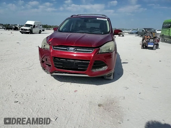 2013 Ford Escape Titanium with VIN 1FMCU0J90DUB60159, listed as a Copart auction lot 50957605 with 159,961 mi miles and Salvage title. Bid and sale history available at DreamBid. Image 12.