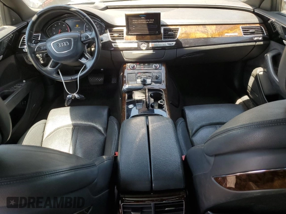 2016 Audi A8 3.0T with VIN WAU34AFD8GN004633, listed as a Copart auction lot 61692955 with 155,405 mi miles and Salvage title. Bid and sale history available at DreamBid. Image 8.