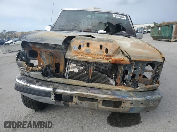 1996 Ford F-150 with VIN 1FTEX14YXTKA54969, listed as a Copart auction lot 84735174 with 0 mi miles and Non Repairable. Bid and sale history available at carsss.com. Image 5.