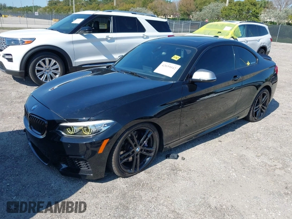 2019 BMW 2 Series M240i with VIN WBA2J5C53KVC07918, listed as a IAAI auction lot 42039042 with 46,133 mi miles and . Bid and sale history available at carsss.com. Image 17.