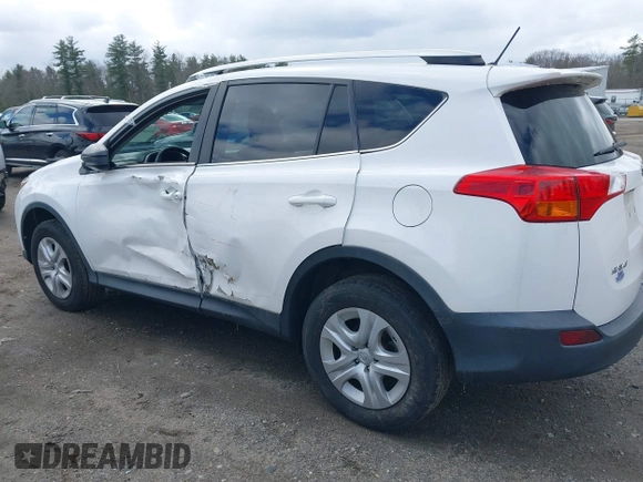 2015 Toyota RAV4 LE with VIN 2T3BFREV5FW337848, listed as a IAAI auction lot 41945174 with 135,792 mi miles. Bid and sale history available at carsss.com. Image 6.