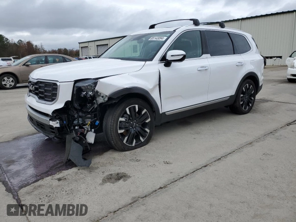 2024 Kia Telluride SX z VIN 5XYP54GC0RG461259, wystawiony jako Copart lot #85143094 z przebiegiem 37 874 mil mil oraz Czysty tytuł • Clean title. Historia ofert i sprzedaży dostępna na DreamBid. Obrazek 1.