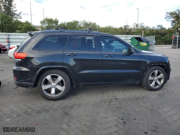 2014 Jeep Grand Cherokee Overland with VIN 1C4RJFCM6EC299263, listed as a Copart auction lot 45759425 with 176,339 mi miles and Salvage Title. Bid and sale history available at carsss.com. Image 3.