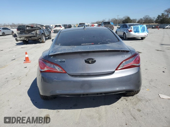 2015 Hyundai Genesis Coupe 3.8L Base with VIN KMHHT6KJ9FU128558, listed as a Copart auction lot 48513645 with 84,697 mi miles and Clean title. Bid and sale history available at DreamBid. Image 7.