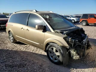 2004 Nissan Quest SE with VIN 5N1BV28U14N364915, listed as a Copart auction lot 87873035 with 190,086 mi miles and Salvage Title. Bid and sale history available at carsss.com. Image 4.