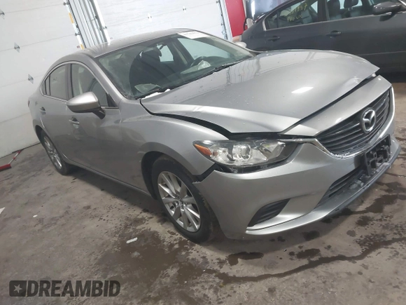2015 Mazda Mazda6 i Sport with VIN JM1GJ1U66F1168910, listed as a IAAI auction lot 41742676 with 110,251 mi miles. Bid and sale history available at carsss.com. Image 1.
