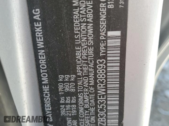2014 MINI Countryman with VIN WMWZB3C53EWR38893, listed as a Copart auction lot 55091415 with 61,815 mi miles and Non Repairable. Bid and sale history available at DreamBid. Image 13.