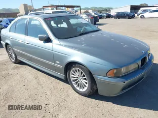2002 BMW 5 Series 540iA with VIN WBADN63422GN87250, listed as a IAAI auction lot 41681974 with 182,007 mi miles. Bid and sale history available at carsss.com. Image 1.