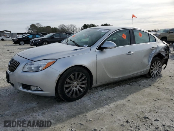2012 Buick Regal Premium 1 with VIN 2G4GS5EK5C9112816, listed as a Copart auction lot 43335595 with 187,781 mi miles and Salvage title. Bid and sale history available at DreamBid. Image 1.