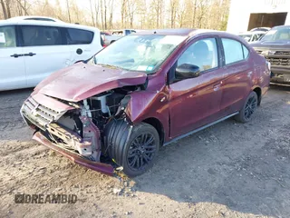 2022 Mitsubishi Mirage ES with VIN ML32FUFJXNHF04861, listed as a IAAI auction lot 41803710 with 14,815 mi miles and . Bid and sale history available at DreamBid. Image 17.