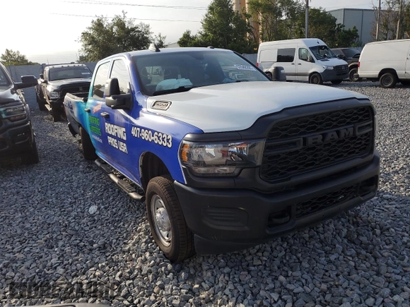 2024 Ram 2500 Tradesman with VIN 3C6UR5HJ7RG142671, listed as a Copart auction lot 57642205 with 89,461 mi miles and Non repairable. Bid and sale history available at DreamBid. Image 1.